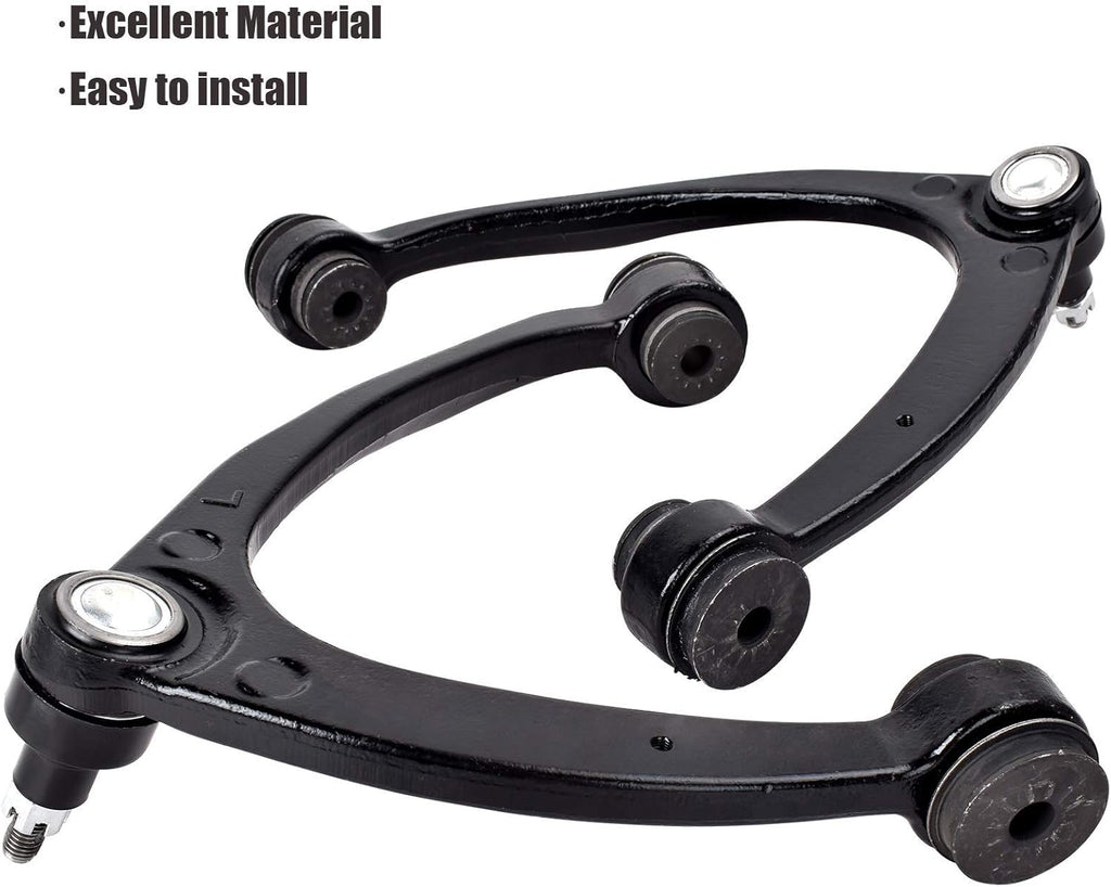 2Pcs Front Upper Control Arm with Ball Joint Assembly K7634
