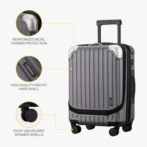 20" Hardside Carry On Suitcase with TSA Lock K364280