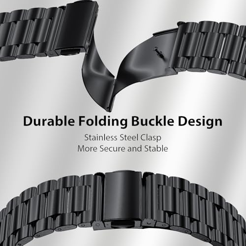 Solid Stainless Steel Band Compatible Samsung Galaxy Watch Ultra 47mm with Pc Case P98310