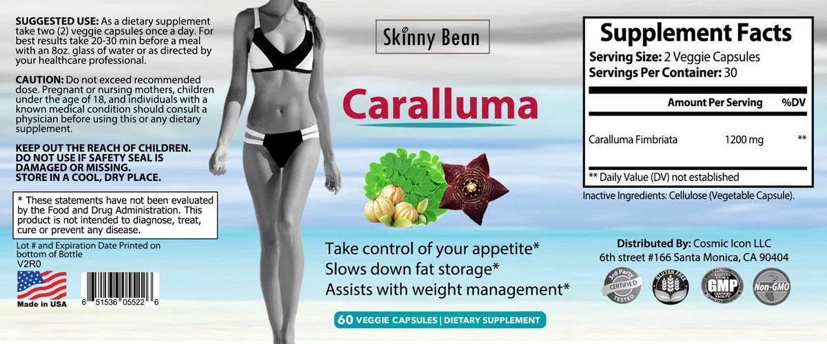 1200mg Caralluma Fimbriata Extract Vegan Diet Pills Y625142