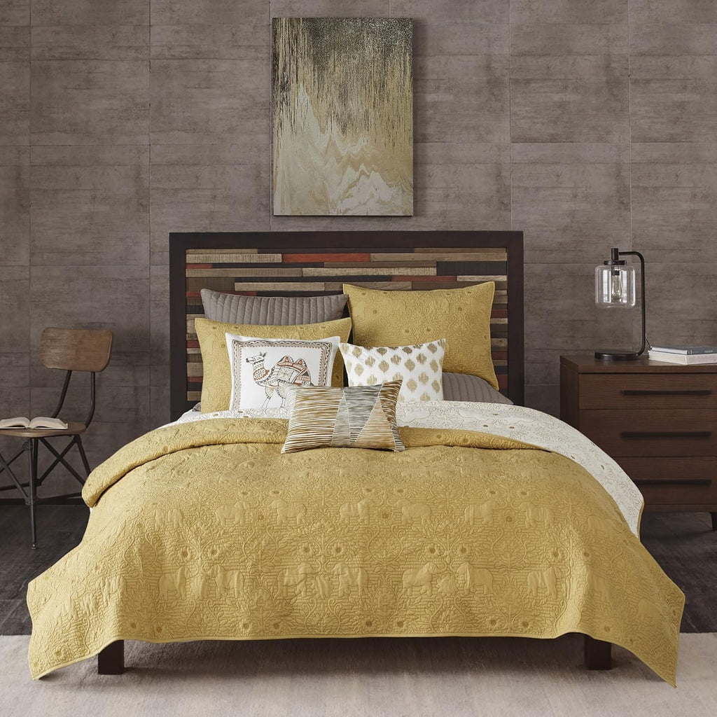 Navy 3 Piece King Coverlet Mini Set U414