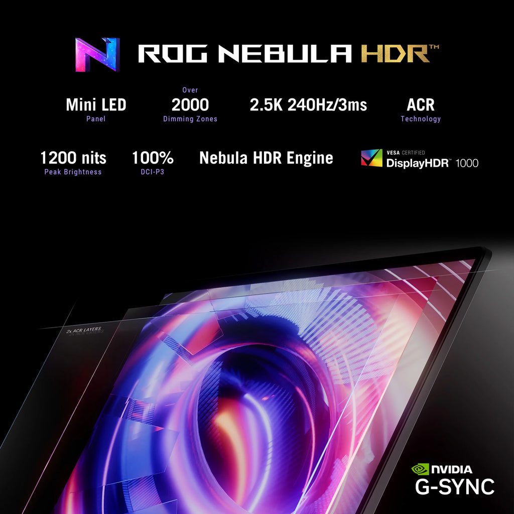 18in 240Hz Mini LED WQXGA Gaming Laptop F62087