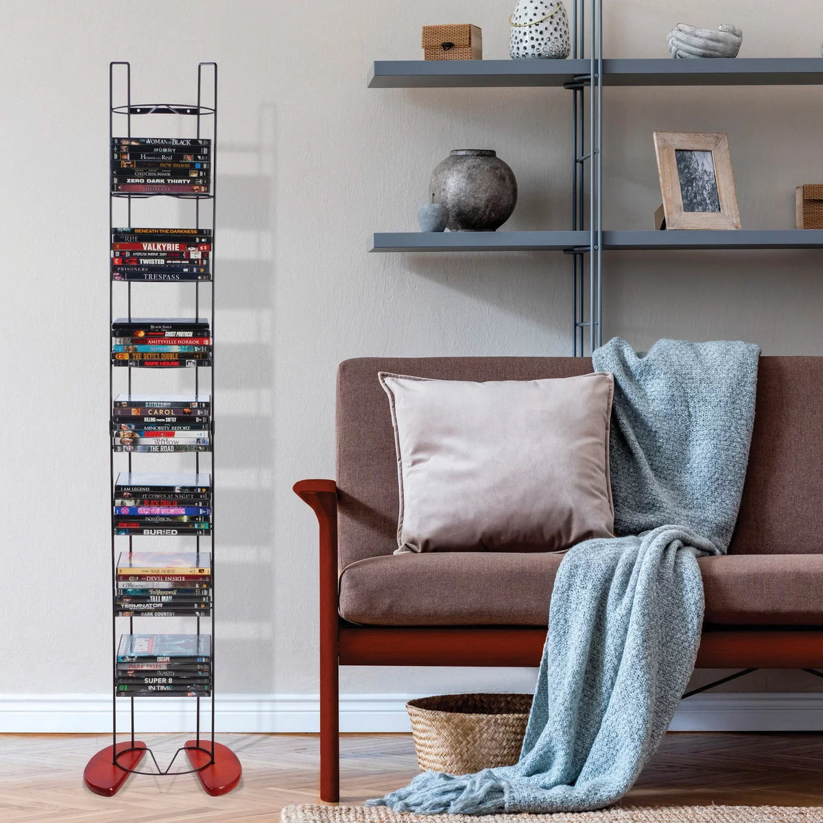 Black Media Storage Tower J49731