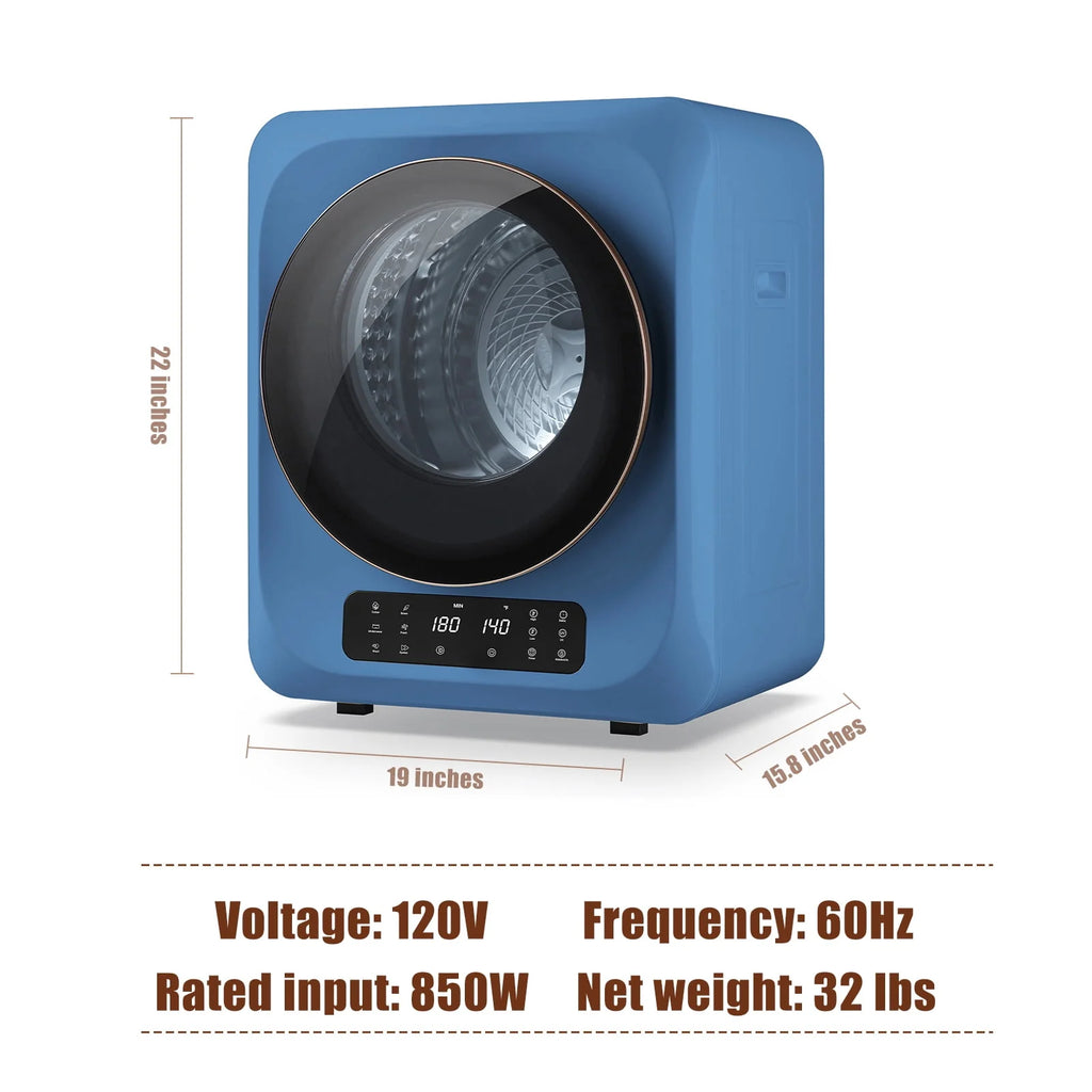850W 1.6 Cu.ft. Electric Portable Dryer L90317