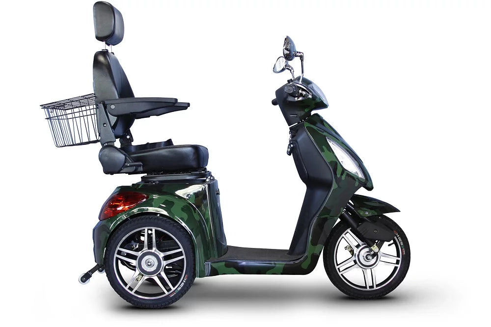 3 Wheeled Wide Body Mobility Scooter with Anti Theft Alarm, Red J576221