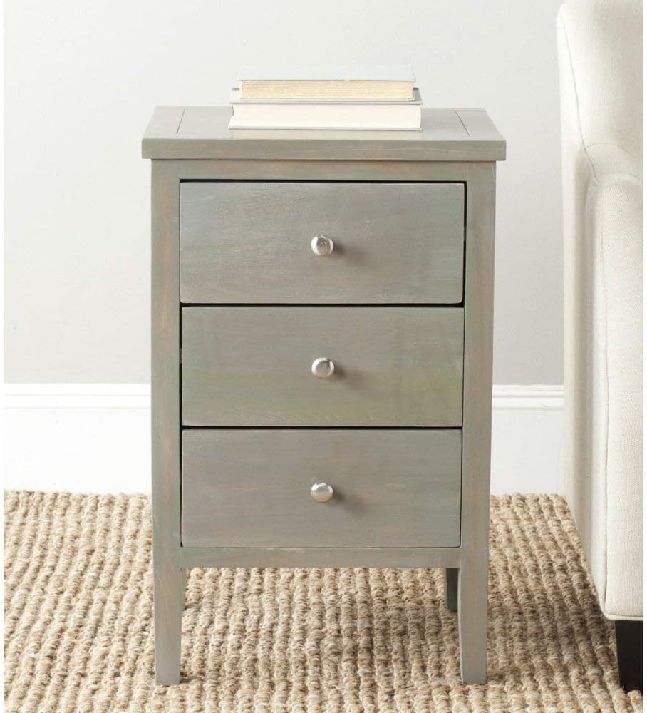 French Grey End Table X3809