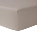 Fitted Sheet, taupe-grey, 180 x 200 cm M464842