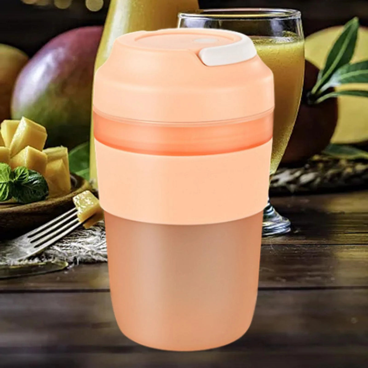 Pink Portable USB Blender 400ml A386