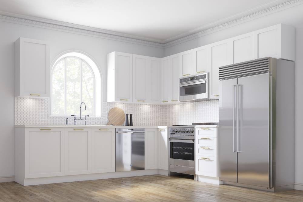 Shaker White Stock Wall Cabinet G696