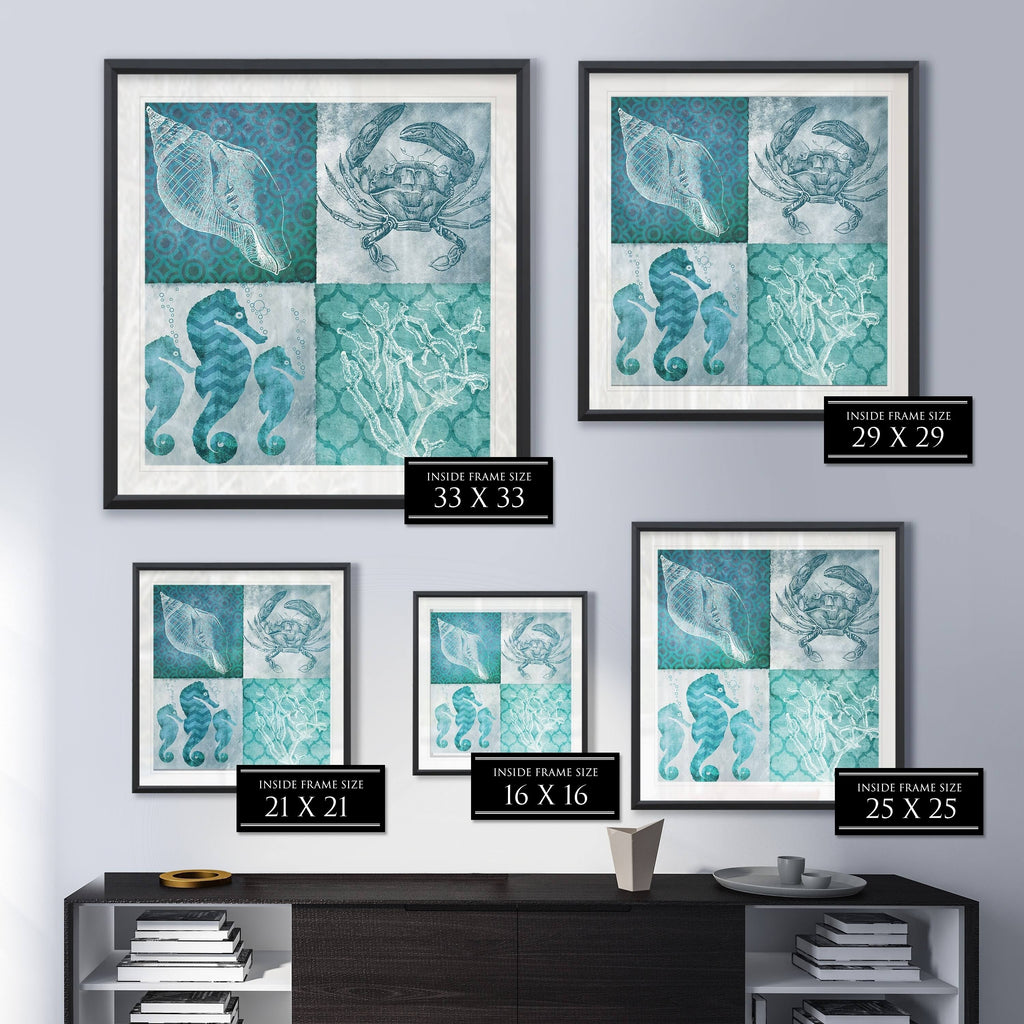 Framed Giclee Print 32x32 D344