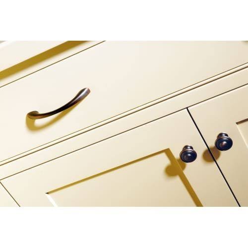 1-3/8 inch Oval Cabinet Knob Satin Nickel D737