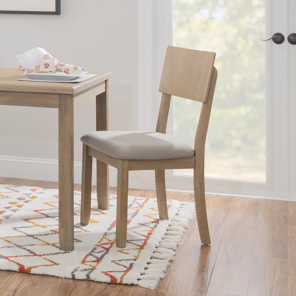Gray Wash Upholstered Dining Chair Set of 2 K638313