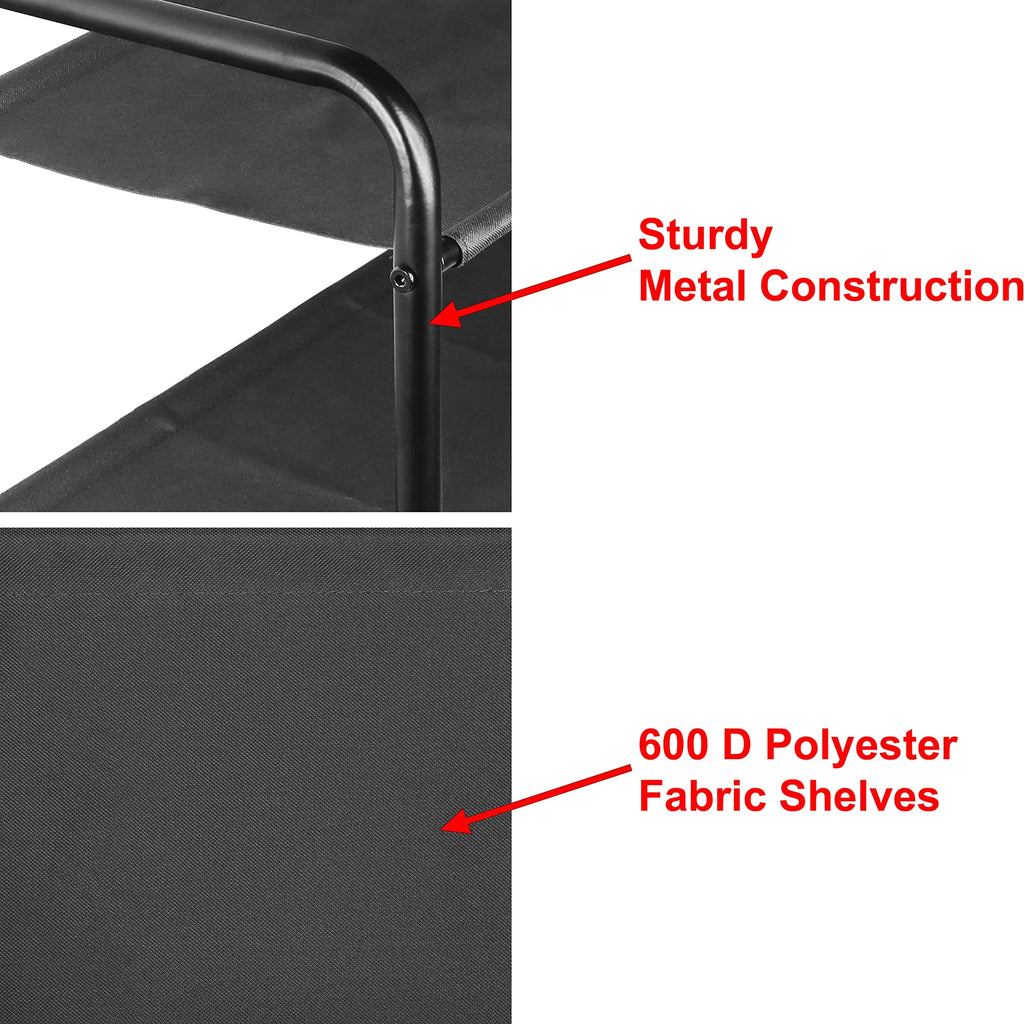 Coat Rack with Storage Shelf, Black W46598