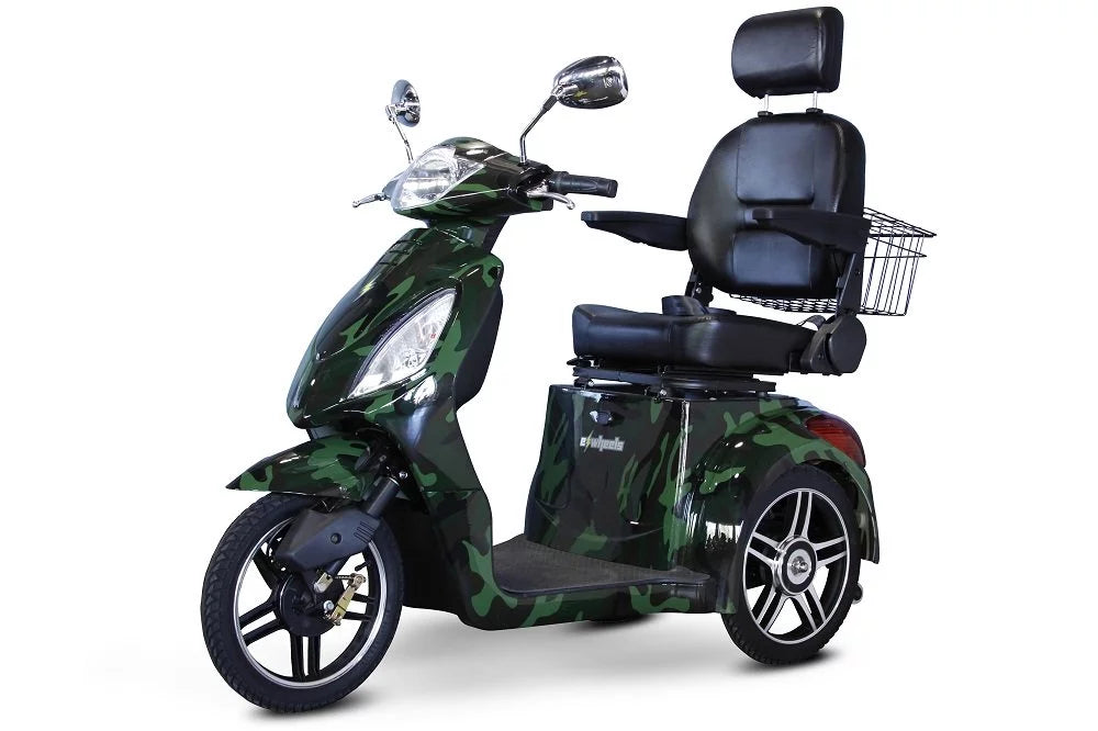 3 Wheeled Wide Body Mobility Scooter with Anti Theft Alarm, Red J576221