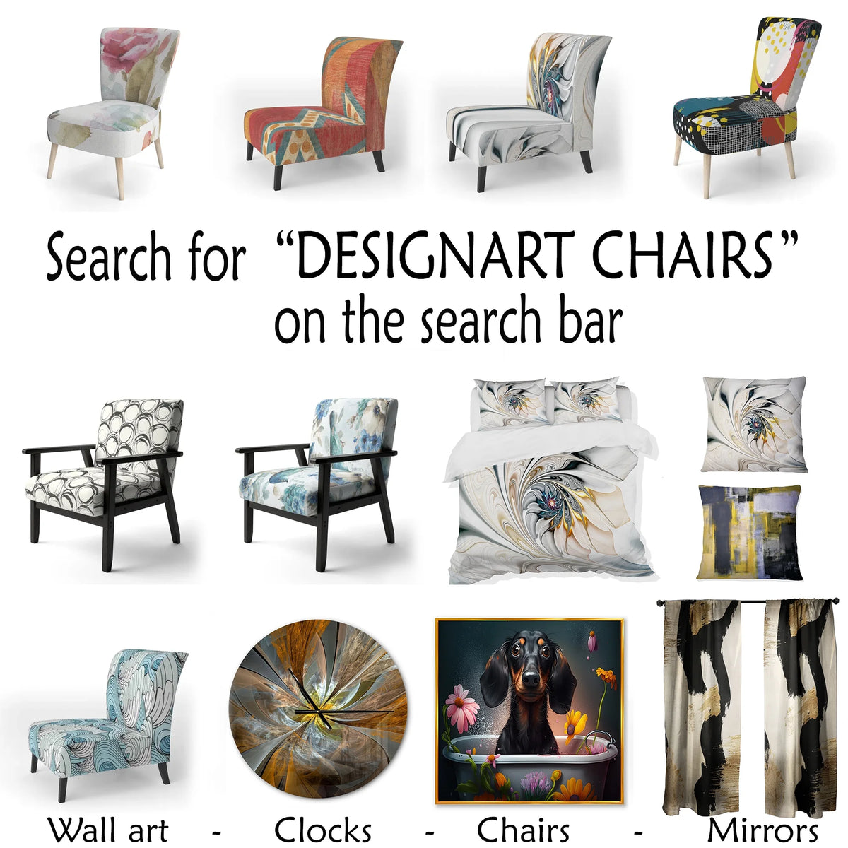 Upholstered Patterned Accent Chair and Arm Chair G2464