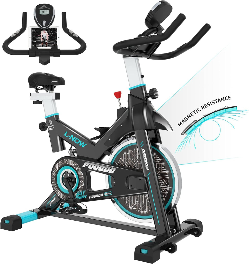 Magnetic Resistance Indoor Cycling Bike with LCD Monitor S594053