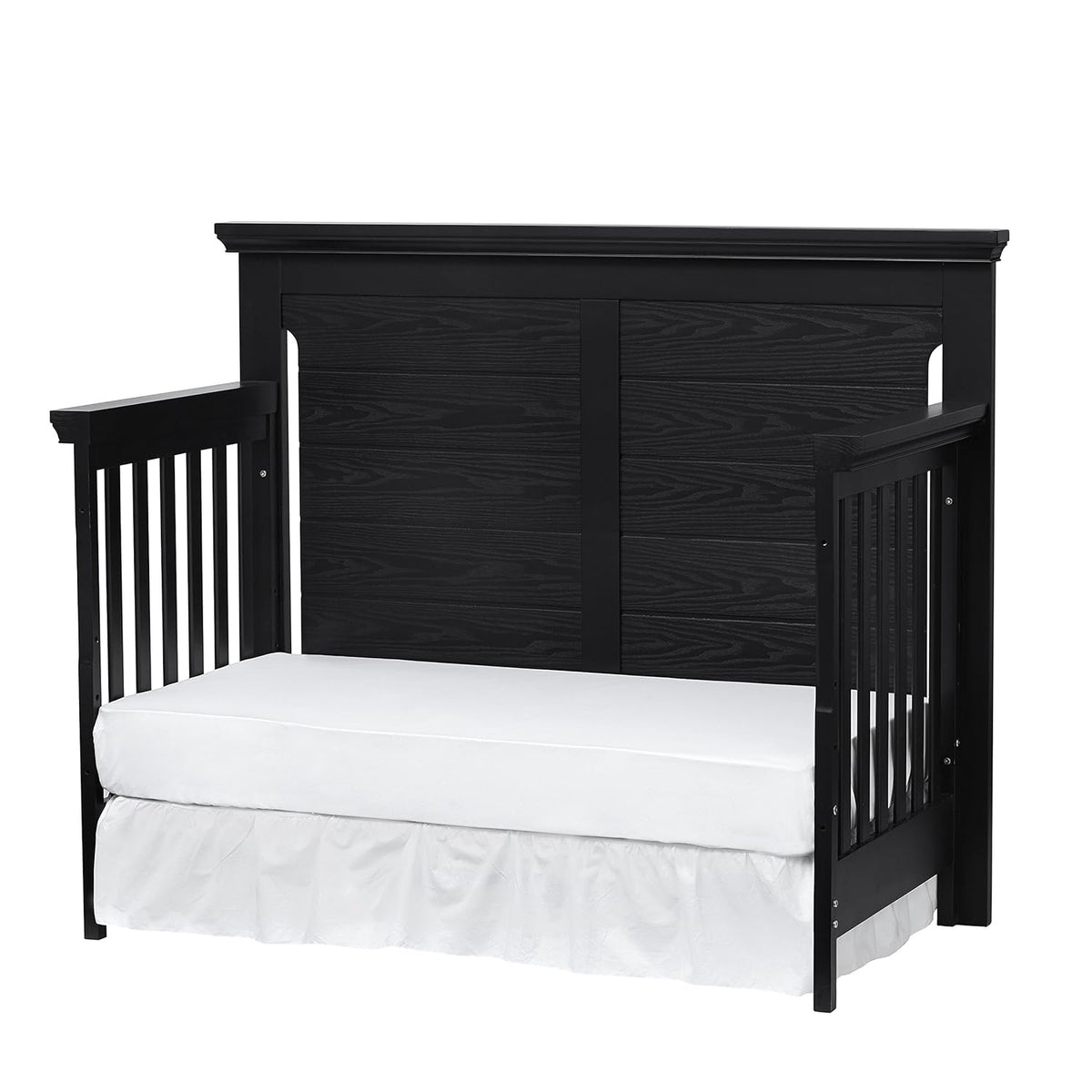 4 in 1 Convertible Crib in Classic Heritage Black Finish F446