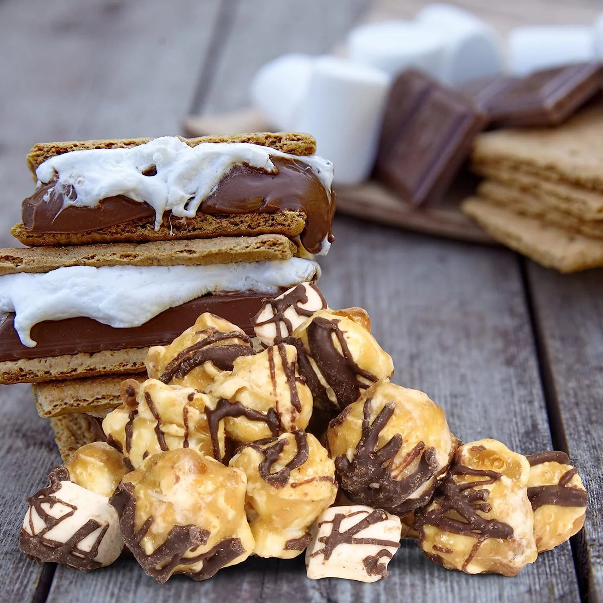 Chocolate S'mores Popcorn 8 Oz Bag L213