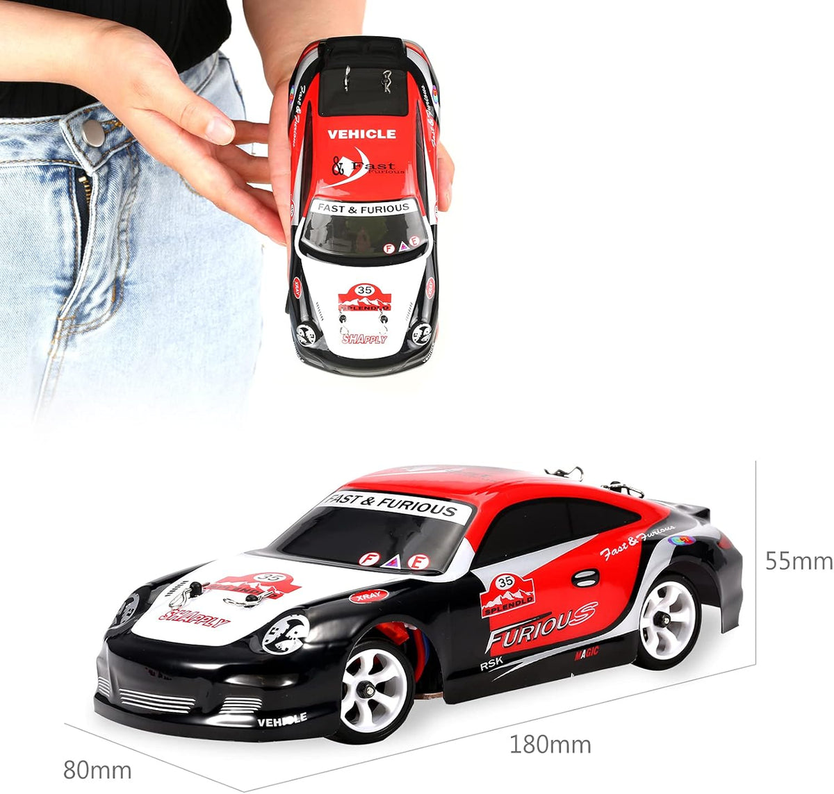 1:28 Scale 4WD RC Drift Car I983