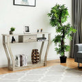 Gray Console Table M768641