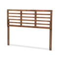 Walnut Wood Open Slat Headboard Queen D4152