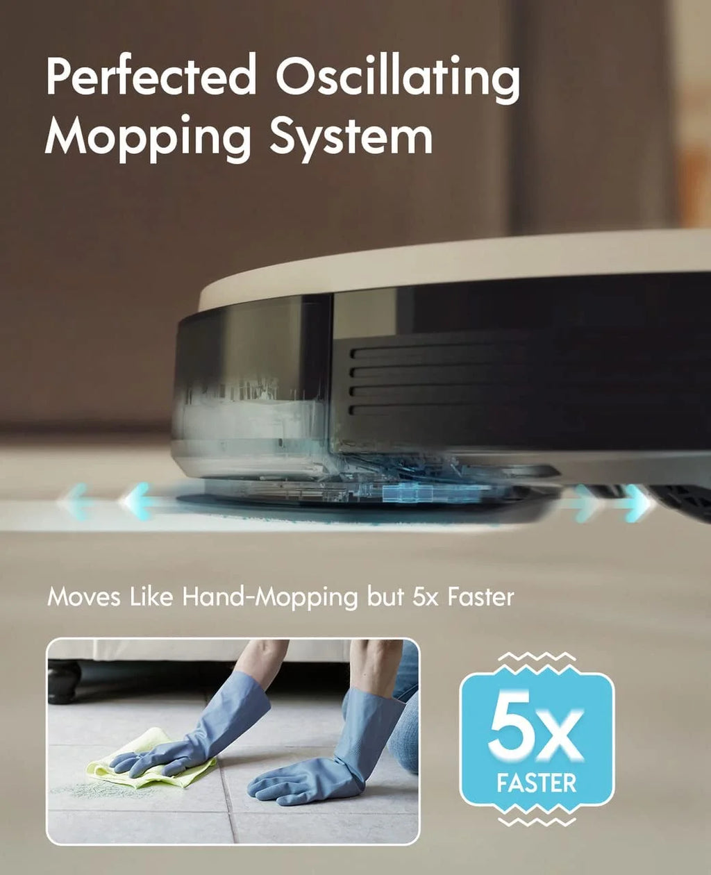 Ultra-Slim 3000Pa Suction Smart Visual Mapping Robot Vacuum Y8545