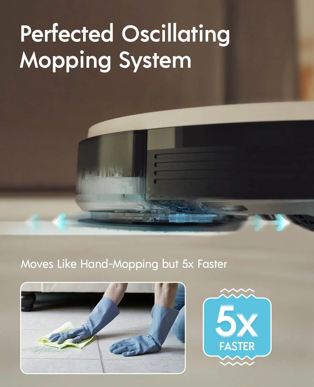 Ultra-Slim 3000Pa Suction Smart Visual Mapping Robot Vacuum Y8545