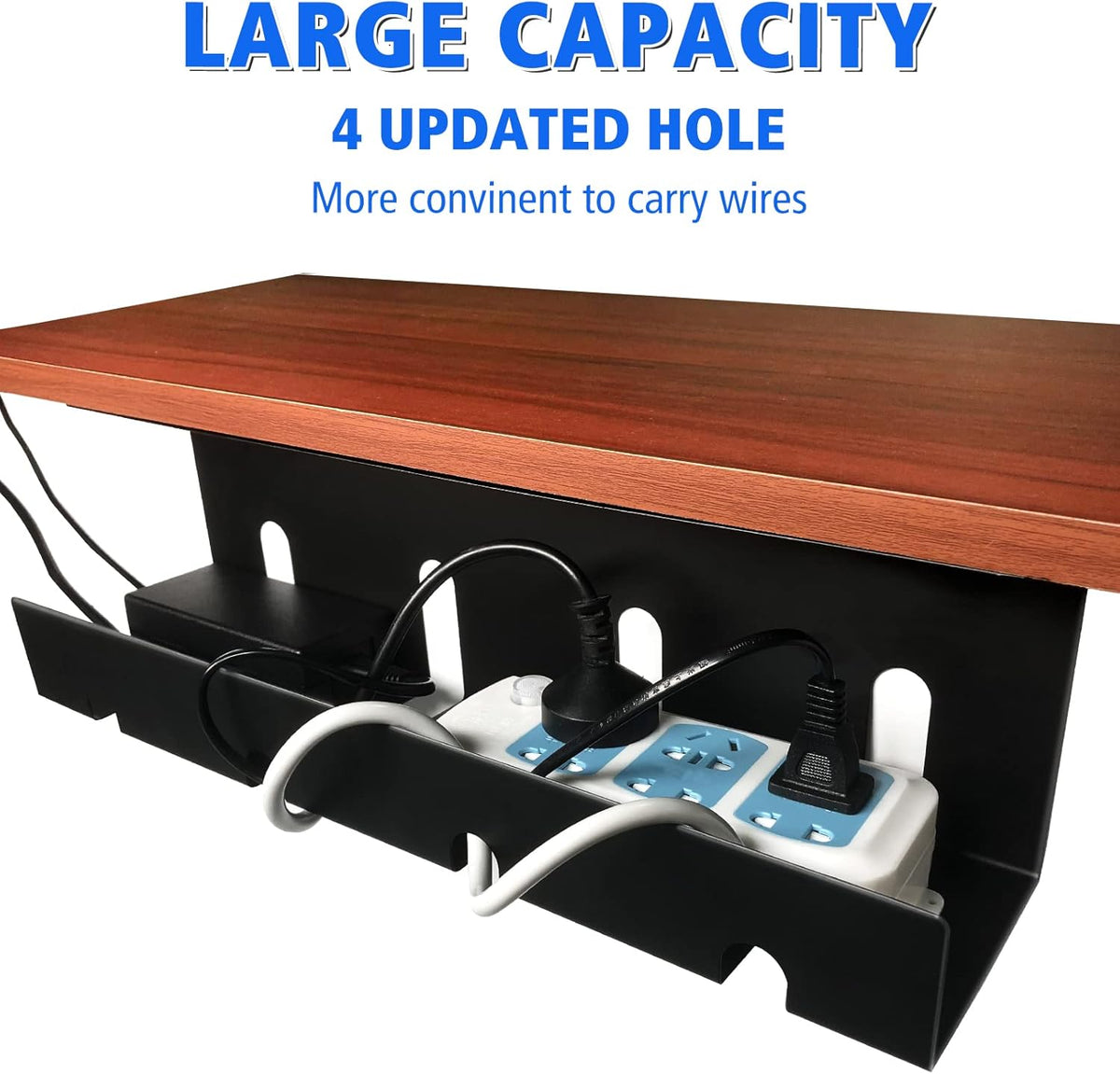2 x 15.7 in Steel Black Cable Management Tray B97197