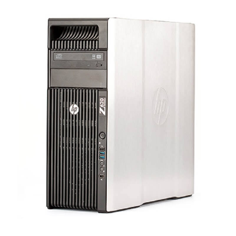 HP Z620 Workstation 2x E5-2643 Quad Core 3.3Ghz 64GB 256GB SSD Q600 Win 10 Pre-Install D102400