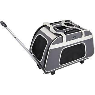 Light Grey Rolling Pet Carrier C490271