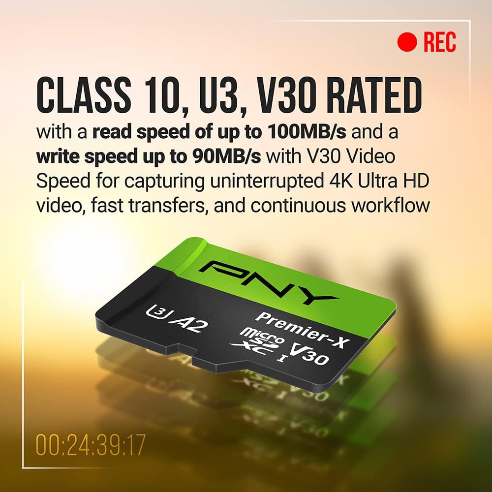 512GB Class 10 U3 V30 microSDXC Flash Memory Card G3291