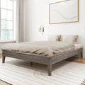 Queen Solid Wood Platform Bed Frame N40185