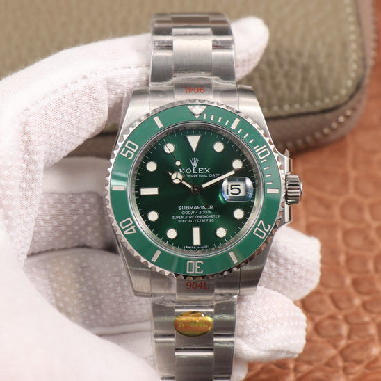 Silver/Green Multicolor Dial 40mm K487