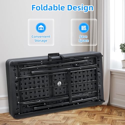 Folding Plastic Cooler Table with Drain Hose G53396