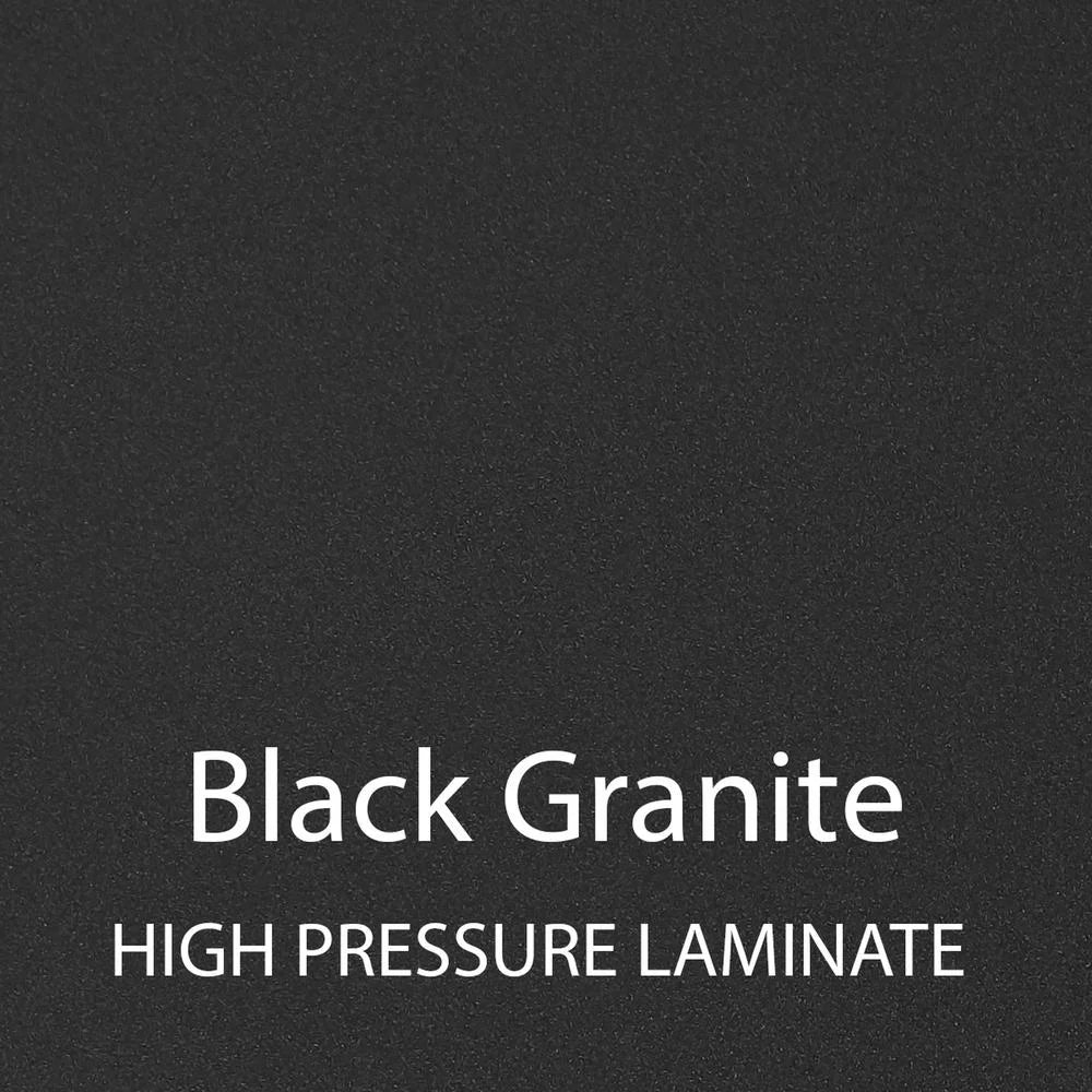 24 x 48 in. Black Granite Computer & Training Tables X717