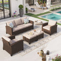 7-seat Wicker Patio Conversation Set O685065