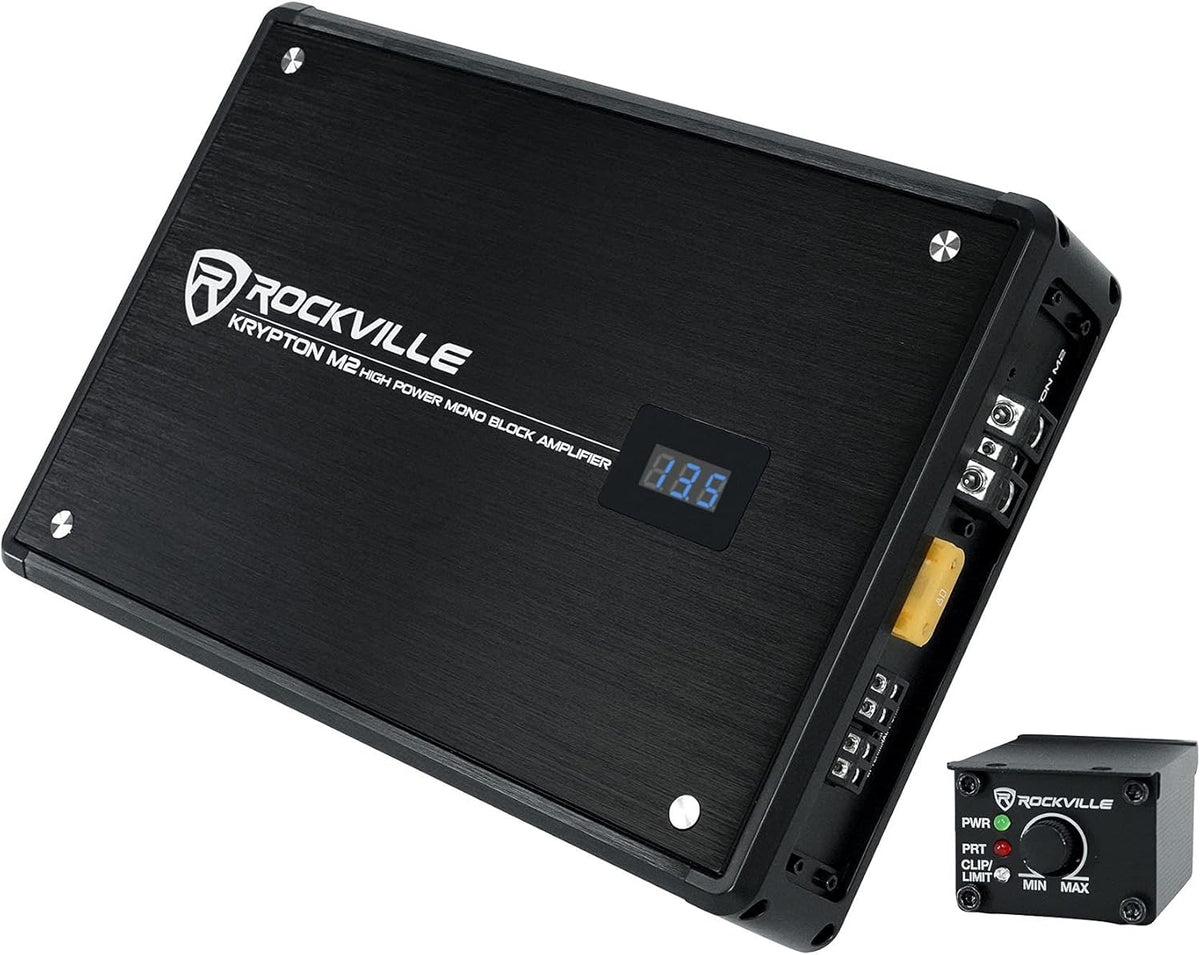 1400w Peak Mono Car Amplifier with Remote X244