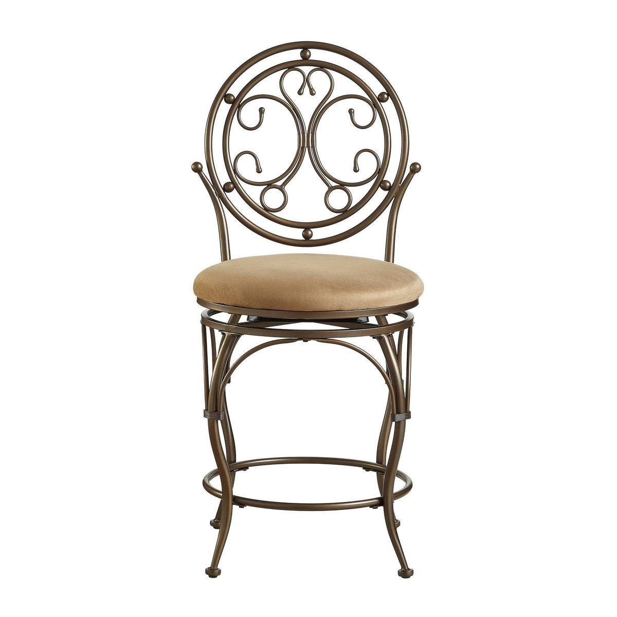 Bronze Counter Height Barstool V77314