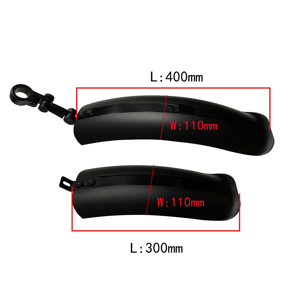 26inch Fat Tire Bike Front Rear Mud Guard Fenders S97839