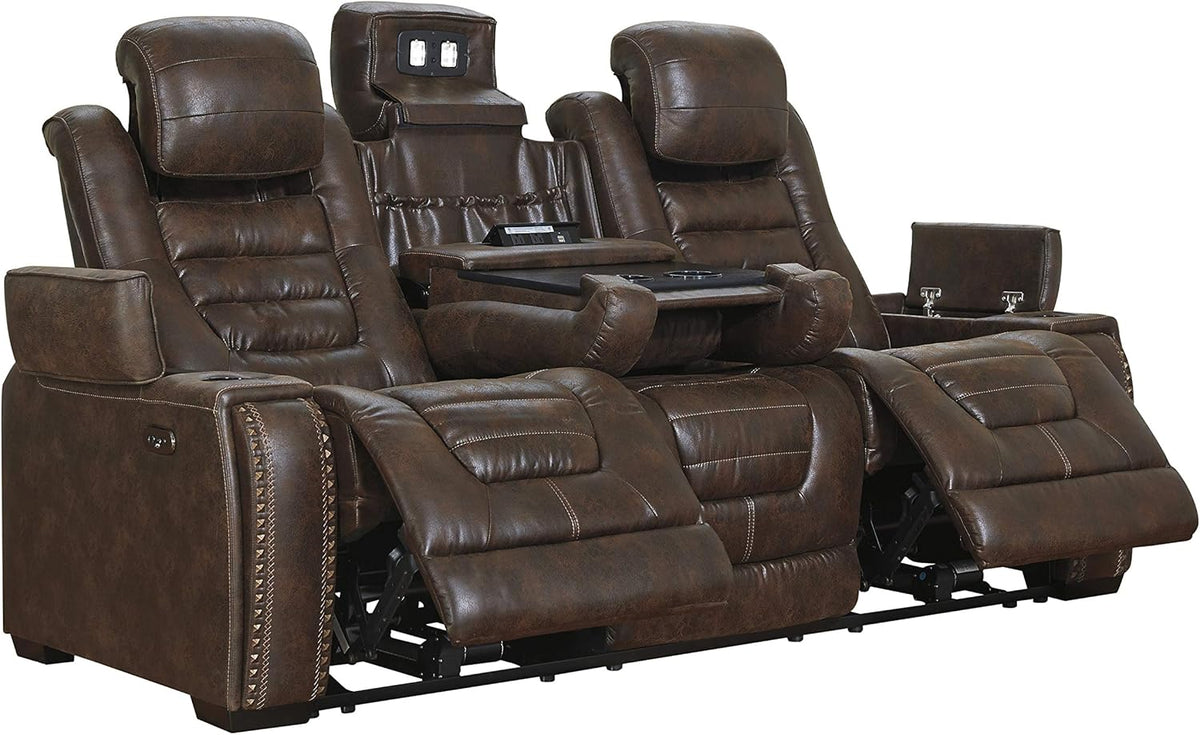 Dark Gray Power Recliner with USB Port X20708