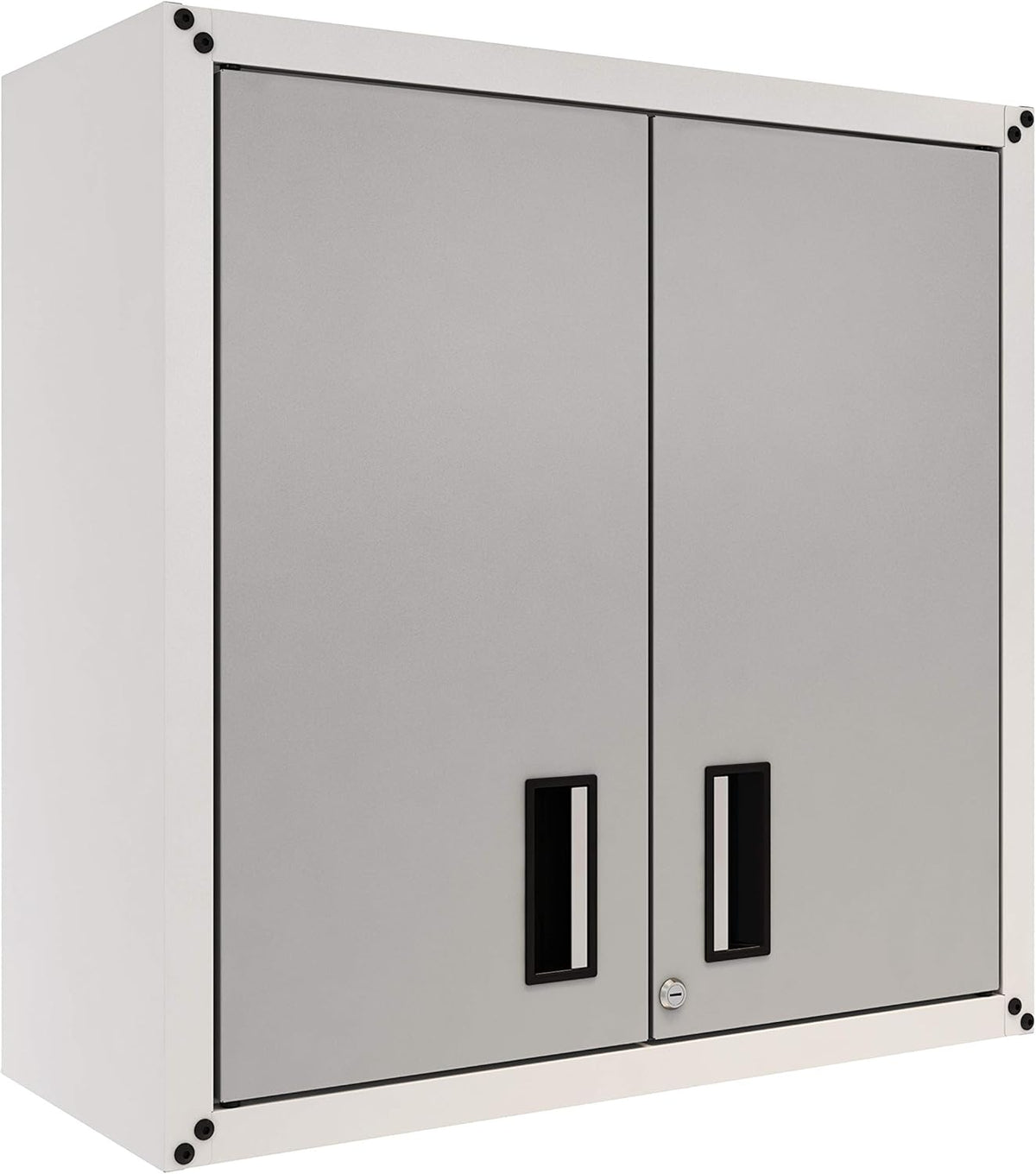 Black Wall Steel Cabinet with Two Doors N287