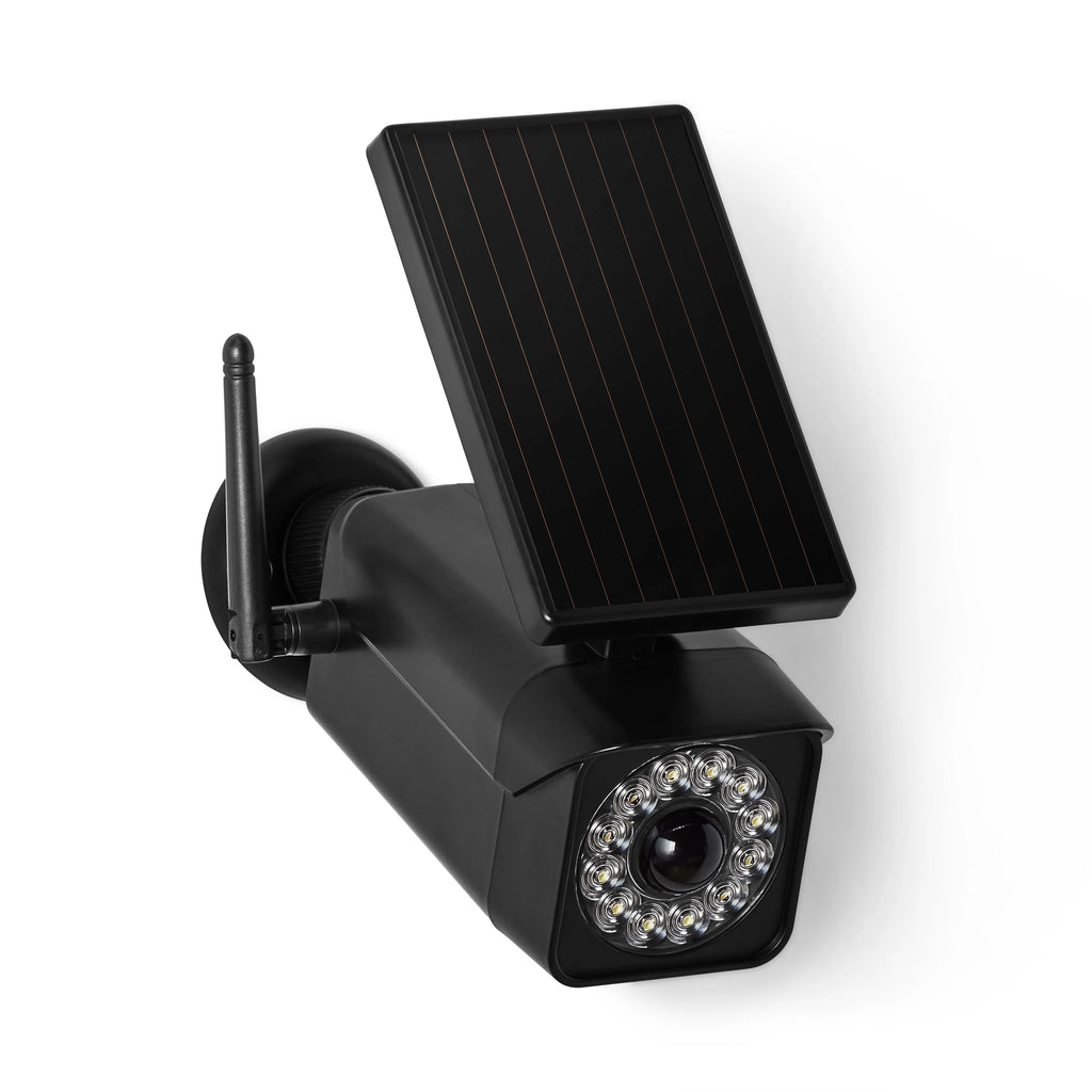 Solar Motion Security Light, Black, 800 Lumens M23274