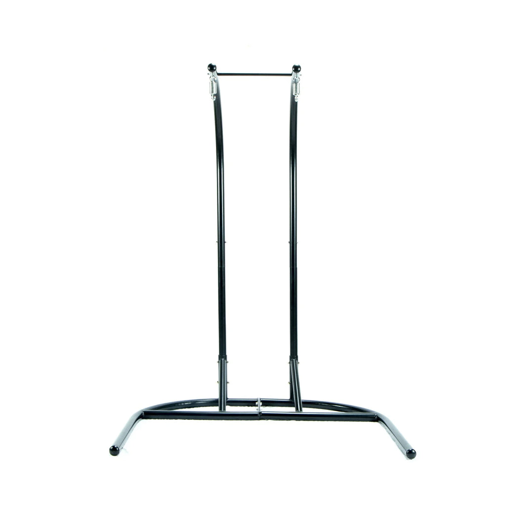 Charcoal Blue Wicker Double Hanging Egg-Shaped Swing Chair K6489