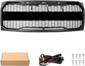 Matte Black Grille with LED Lights for F150 P441607