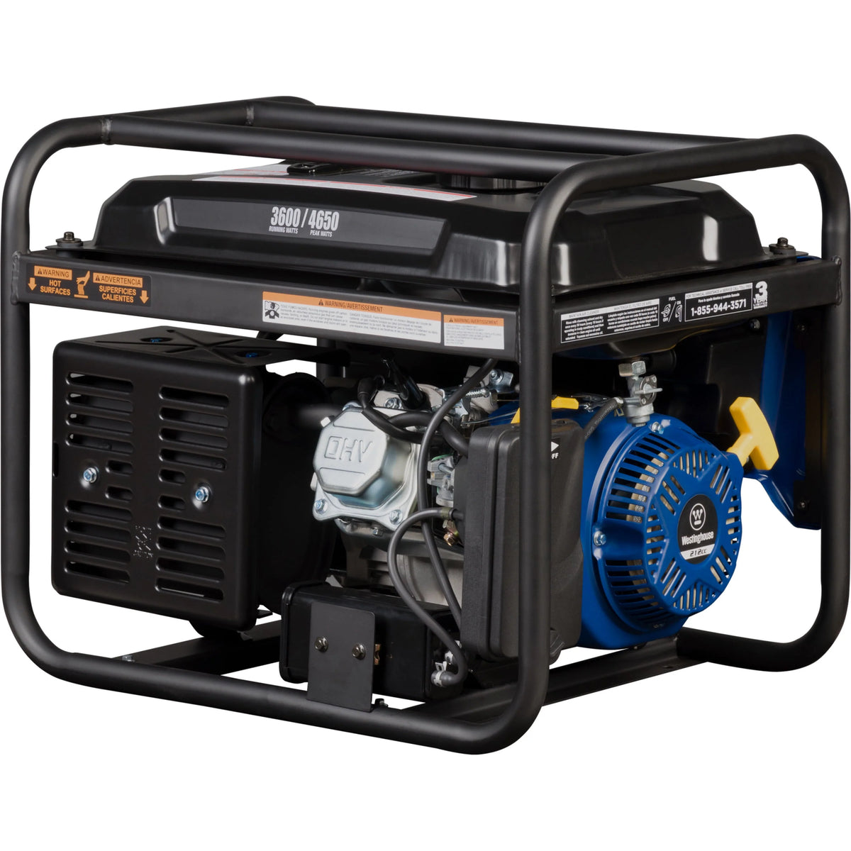 4650 Peak Watt Portable Gas Powered Generator U684603