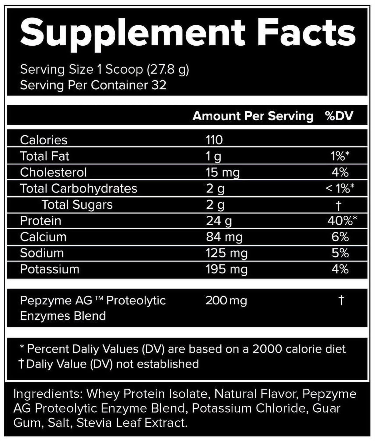 Vanilla Whey Protein Isolate D2206