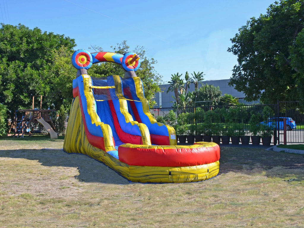 Commercial Grade Inflatable Water Slide with Pool Q8599
