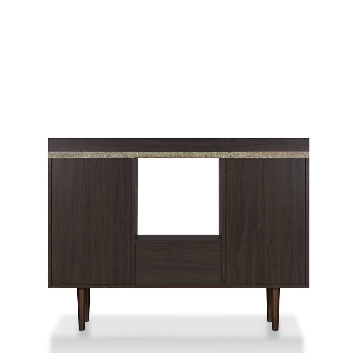 Mid-Century Modern Wenge Buffet Server, Brown E310