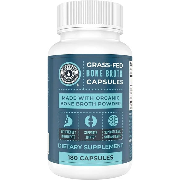 Grass-Fed Bone Broth Capsules 180 Ct H3919