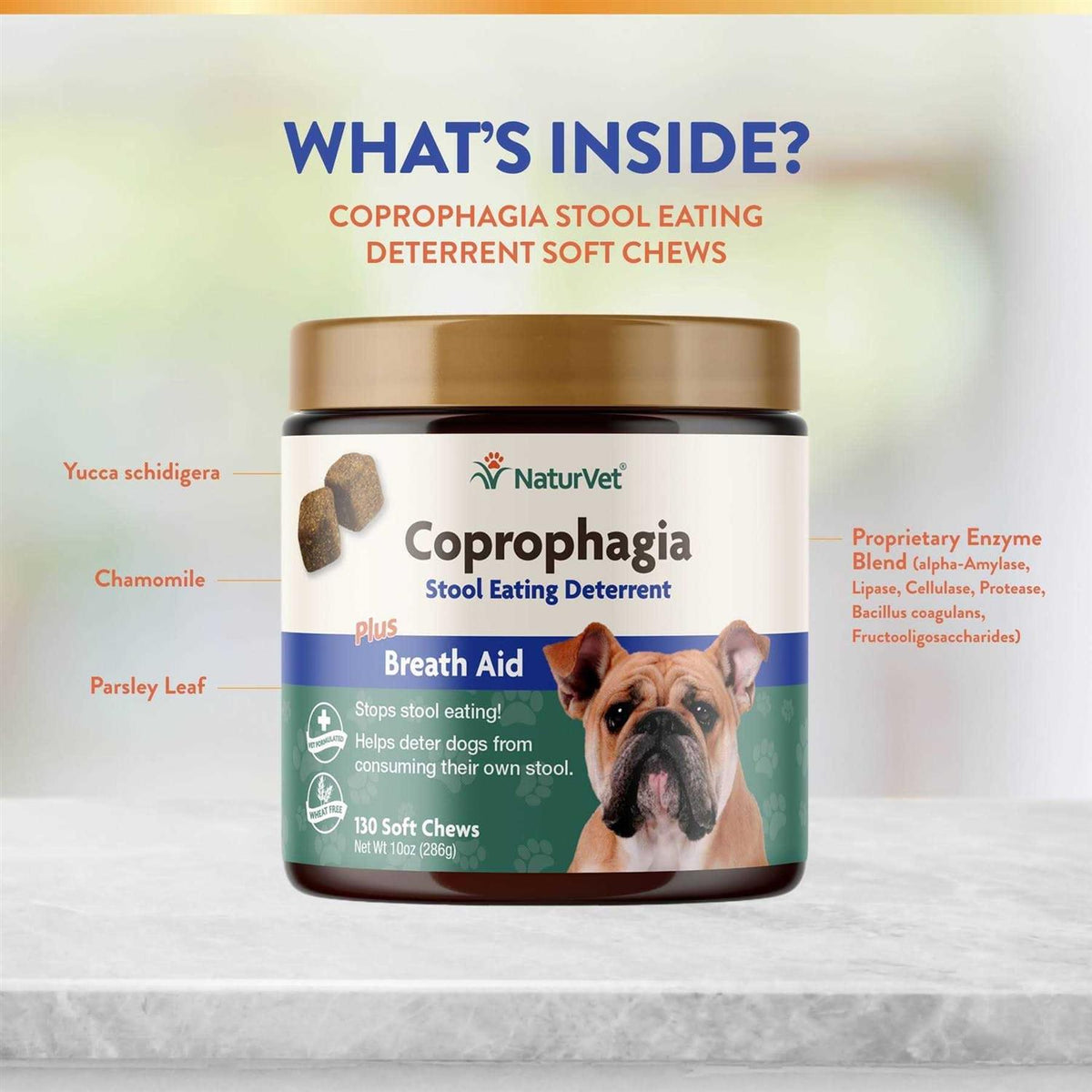 Coprophagia Stool Eating Deterrent Plus Breath Aid S8120
